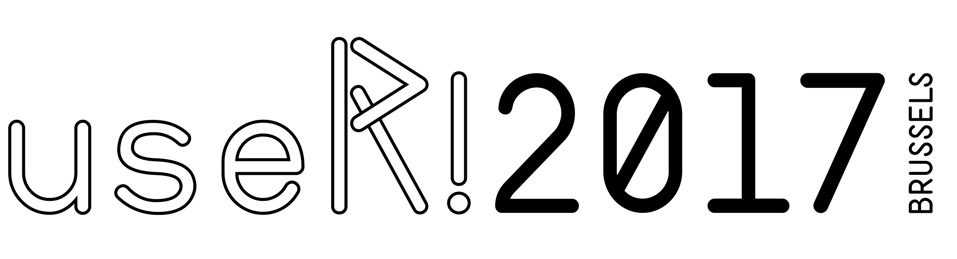 useR!2017 conference logo